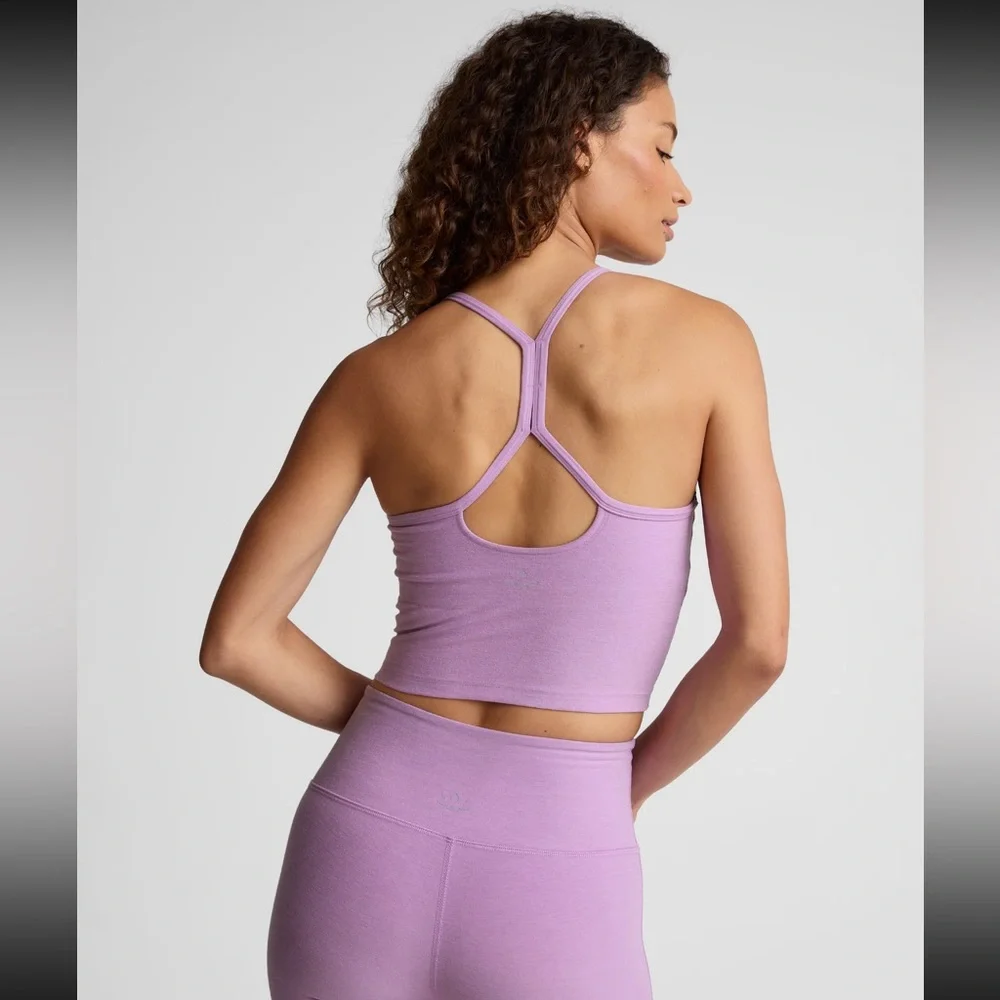 Beyond Yoga Spacedye Slim Racerback Crop & Spacedye New Moves Midi Leggings Set - Picture 5 of 12